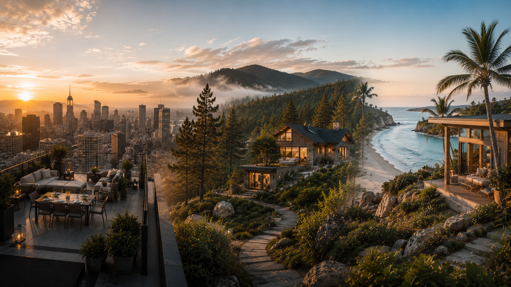 Cada estilo de vida tiene un paisaje